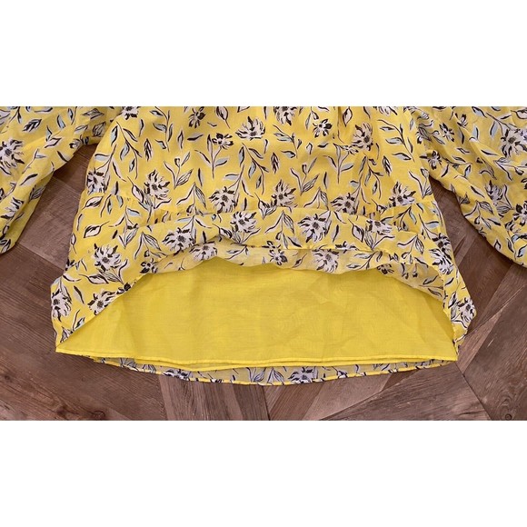 Alice + Olivia Alta Floral Tiered Silk-Cotton Peasant Top Size XS $295‎ MSRP NWT - Picture 4 of 11